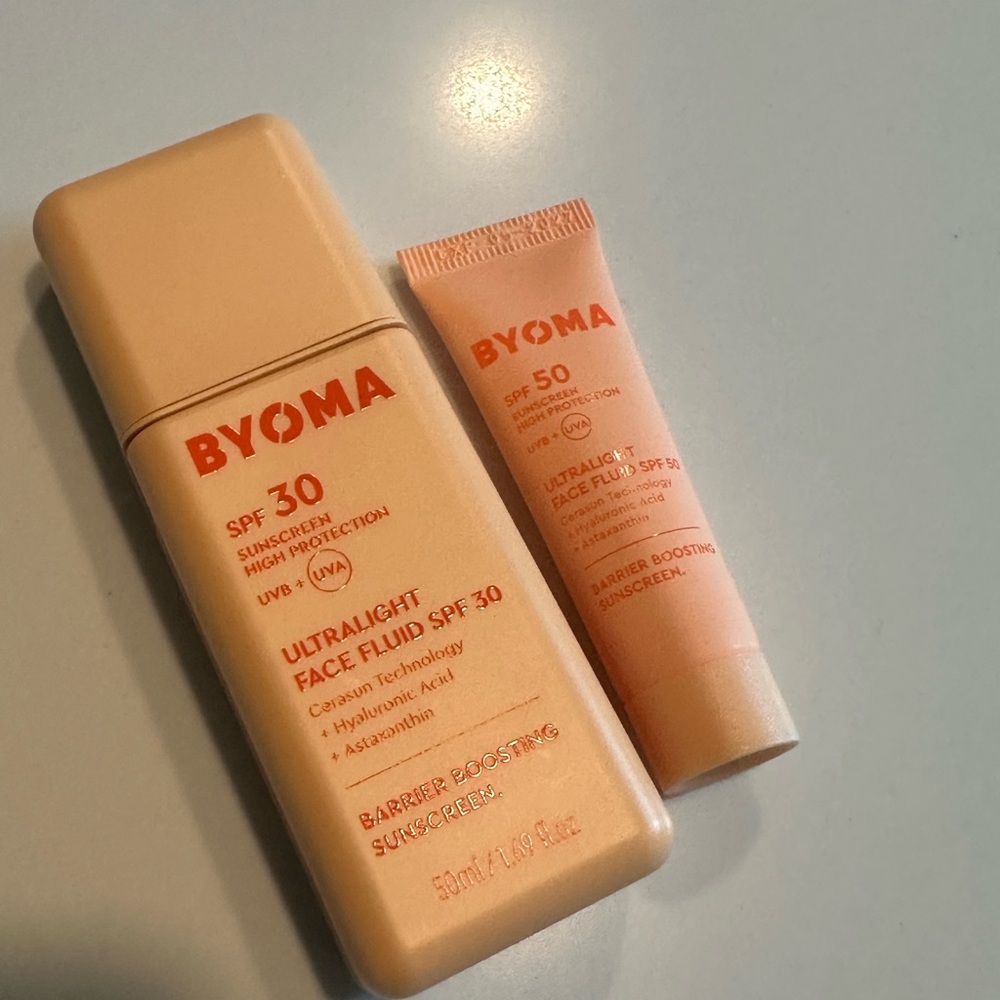 BYOMA Sunscreen Set SPF 30 and SPF 50